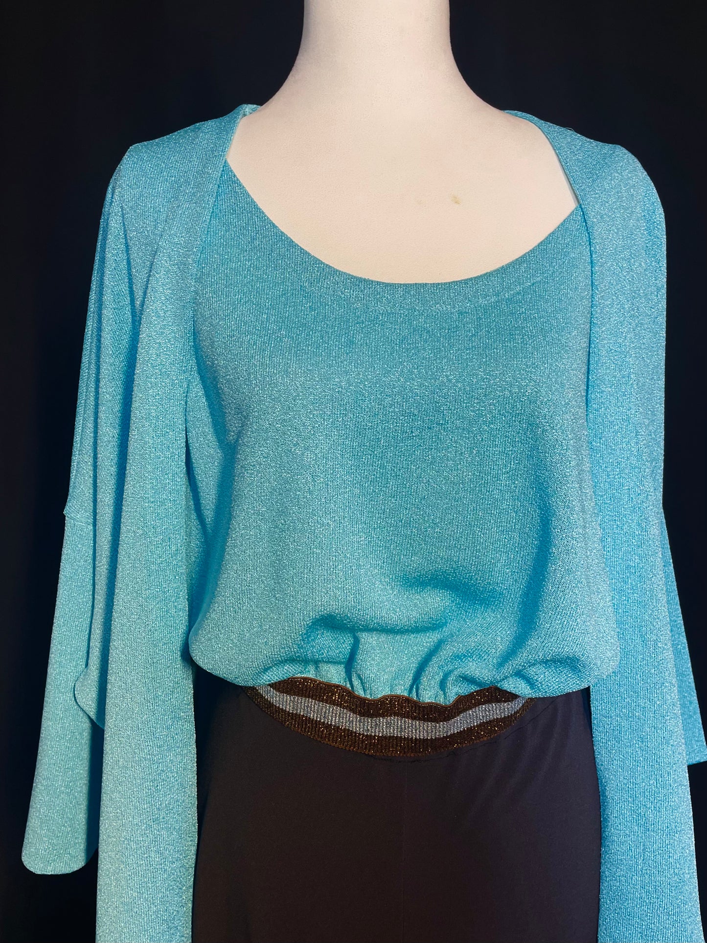 Cardigan e canottiera maglina di cotone