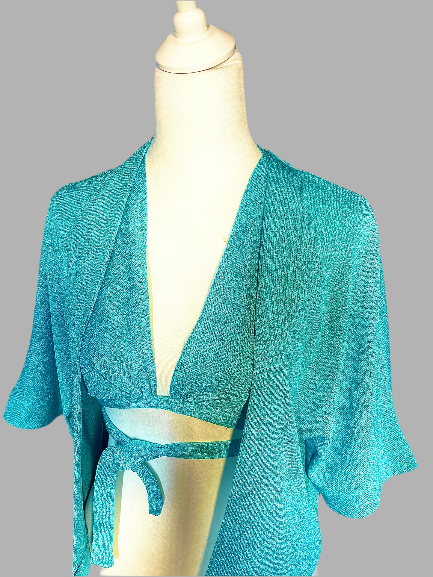 Cardigan e top in maglina di cotone