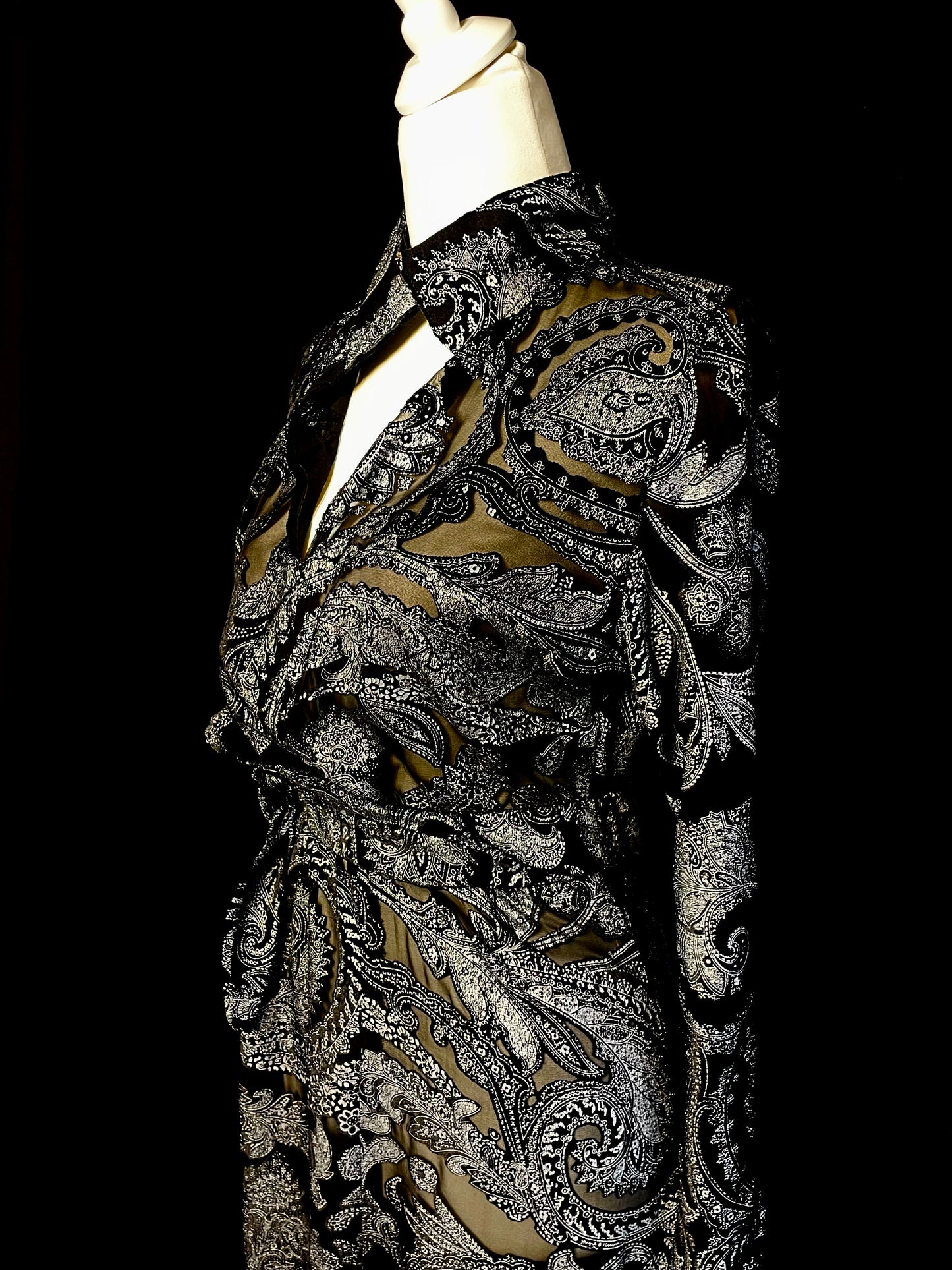 Vestito in seta devore’