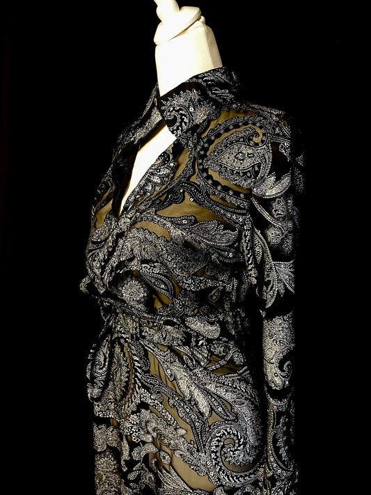 Vestito in seta devore’